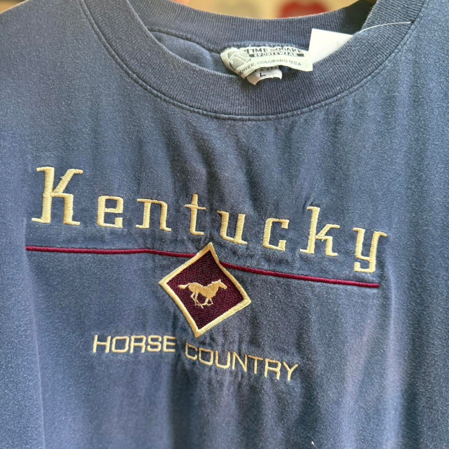 Vintage 90s Kentucky Derby Horse Country Animal T-Shirt