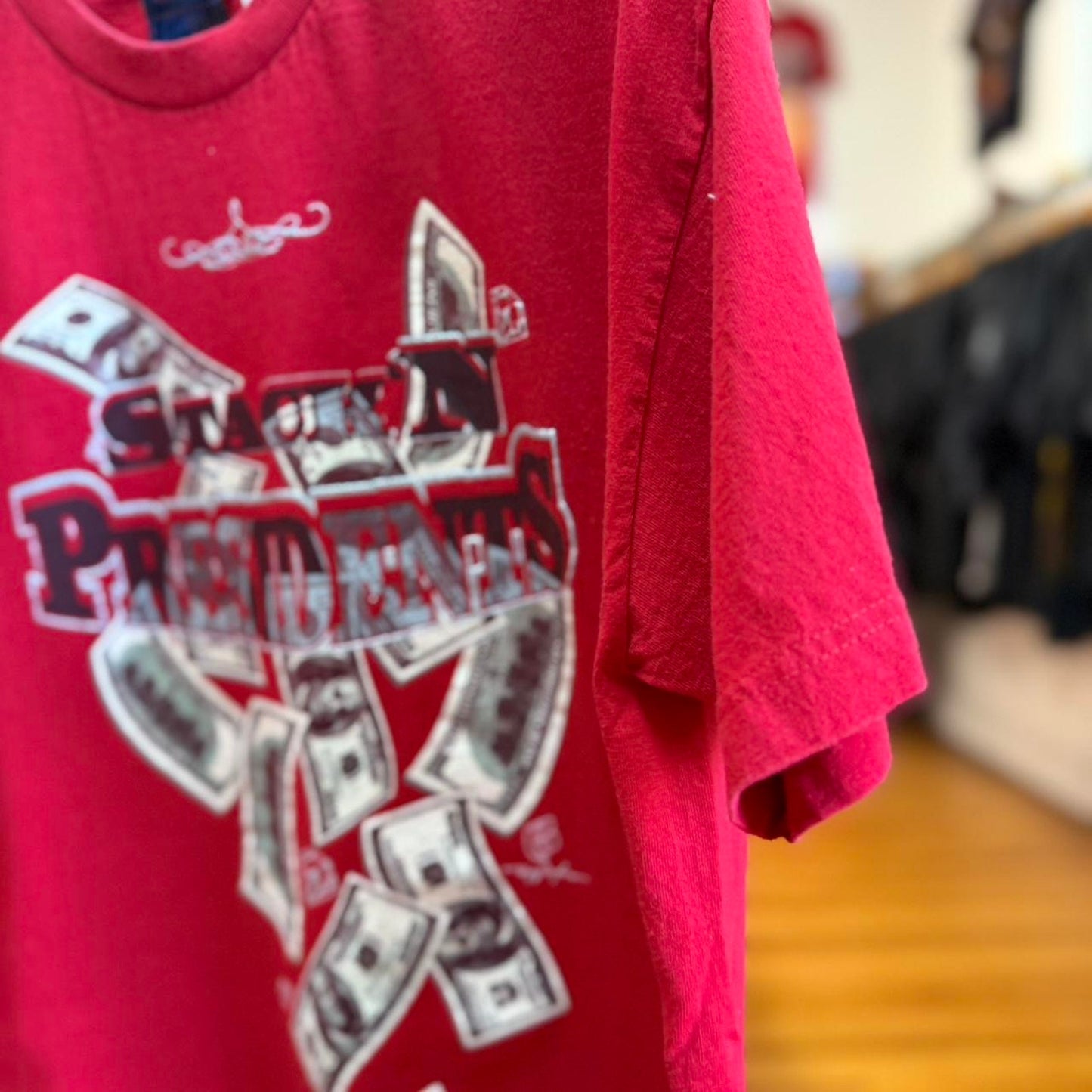Vintage Y2K Ruff Ryder Stack N Presidents T-Shirt