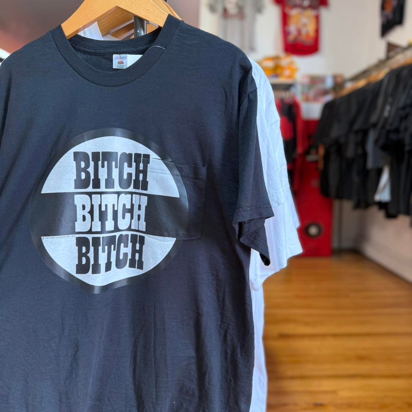 Vintage Bitch Circle Crude Humor T-Shirt