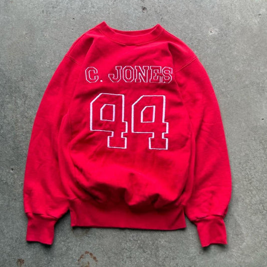 Vintage 90s Nebraska Huskers C Jones 44 Crewneck - Medium