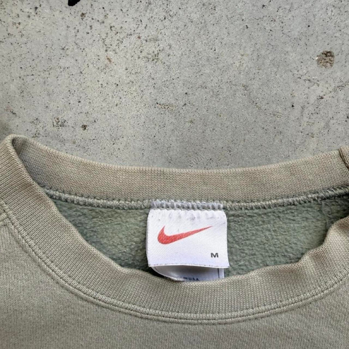 Vintage 90s Nike Pistachio Side Swoosh Crewneck - Medium