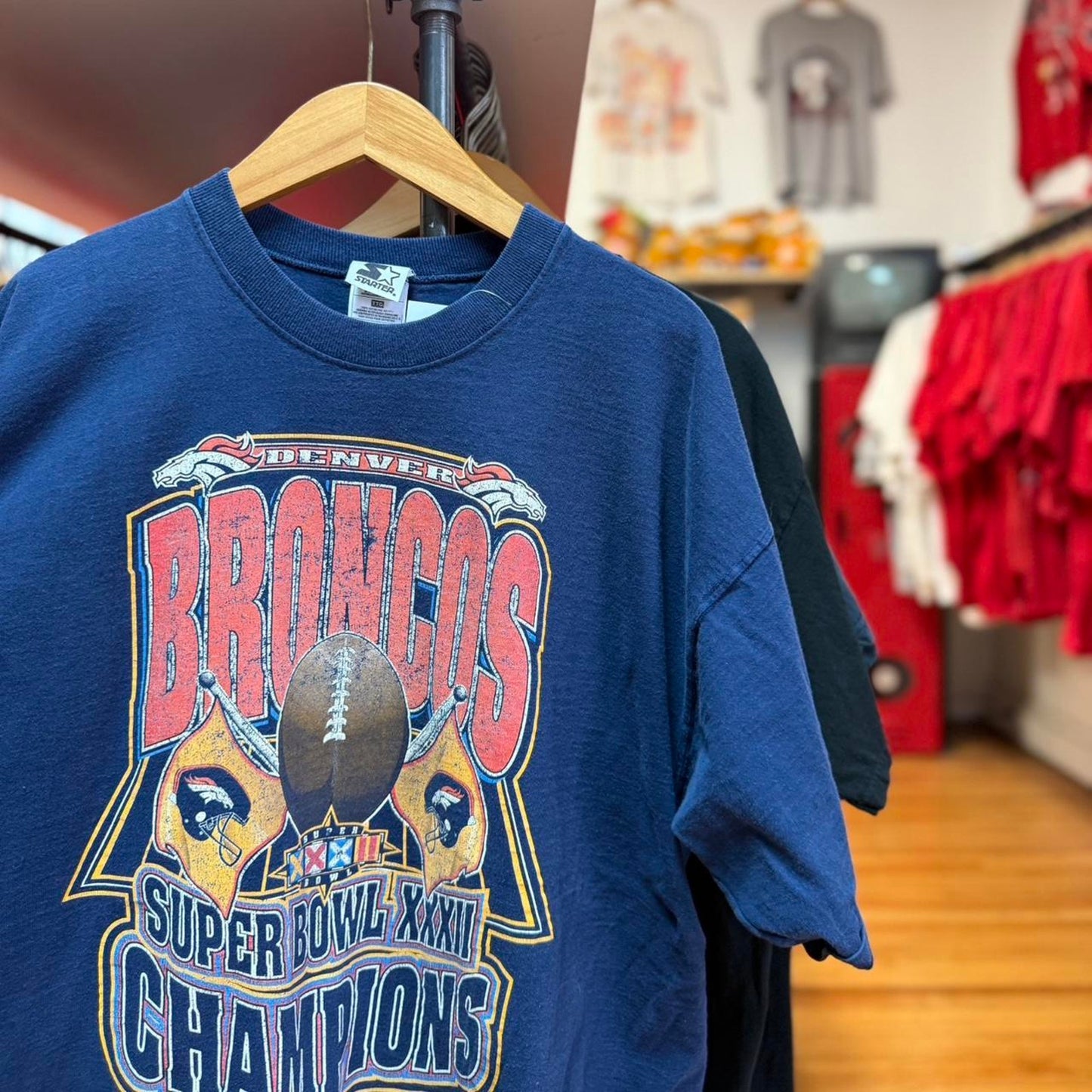 Vintage 90s Denver Broncos Super Bowl T-Shirt