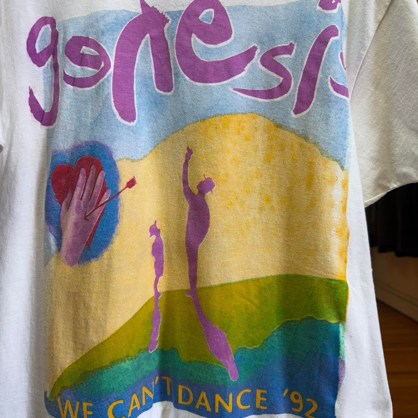 Vintage 90s Genesis We Can Dance World Tour Band T-Shirt