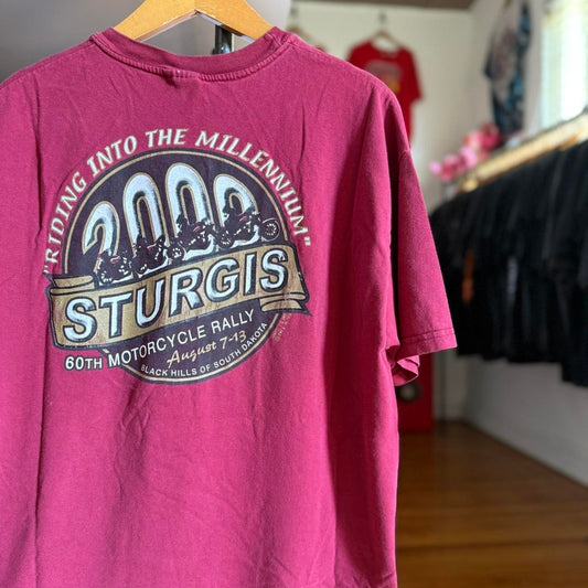 Vintage 90s Sturgis Biker Motorcycle Rally T-Shirt