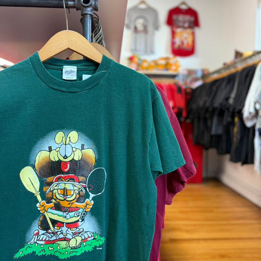 Vintage 90s Garfield and Odie Nebraska Cartoon T-Shirt