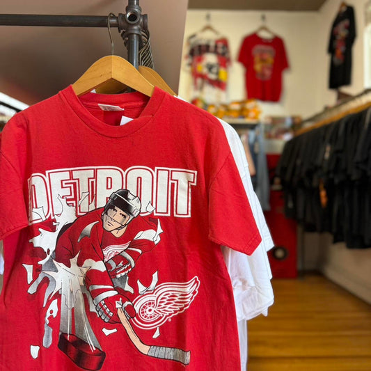 Vintage 90s Detroit Redwings NHL Hockey T-Shirt