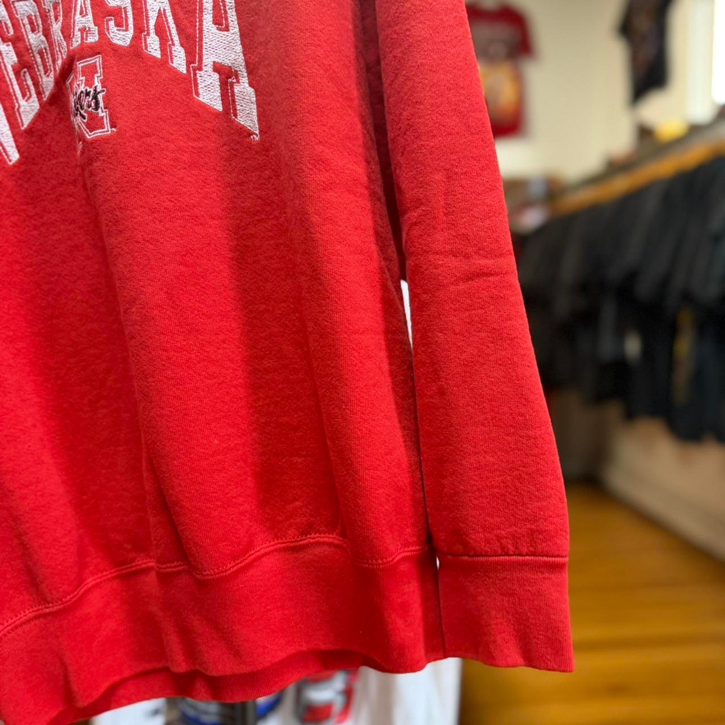 Vintage 90s Nebraska Huskers Embroidery Crewneck
