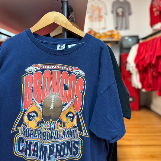 Vintage 90s Denver Broncos Super Bowl Champions NFL T-Shirt