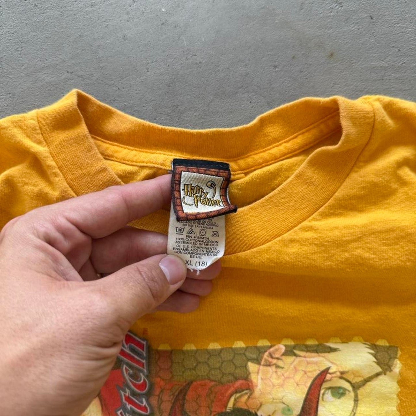 Vintage Harry Potter Quidditch Golden Snitch T-Shirt - Kids X-Large 18