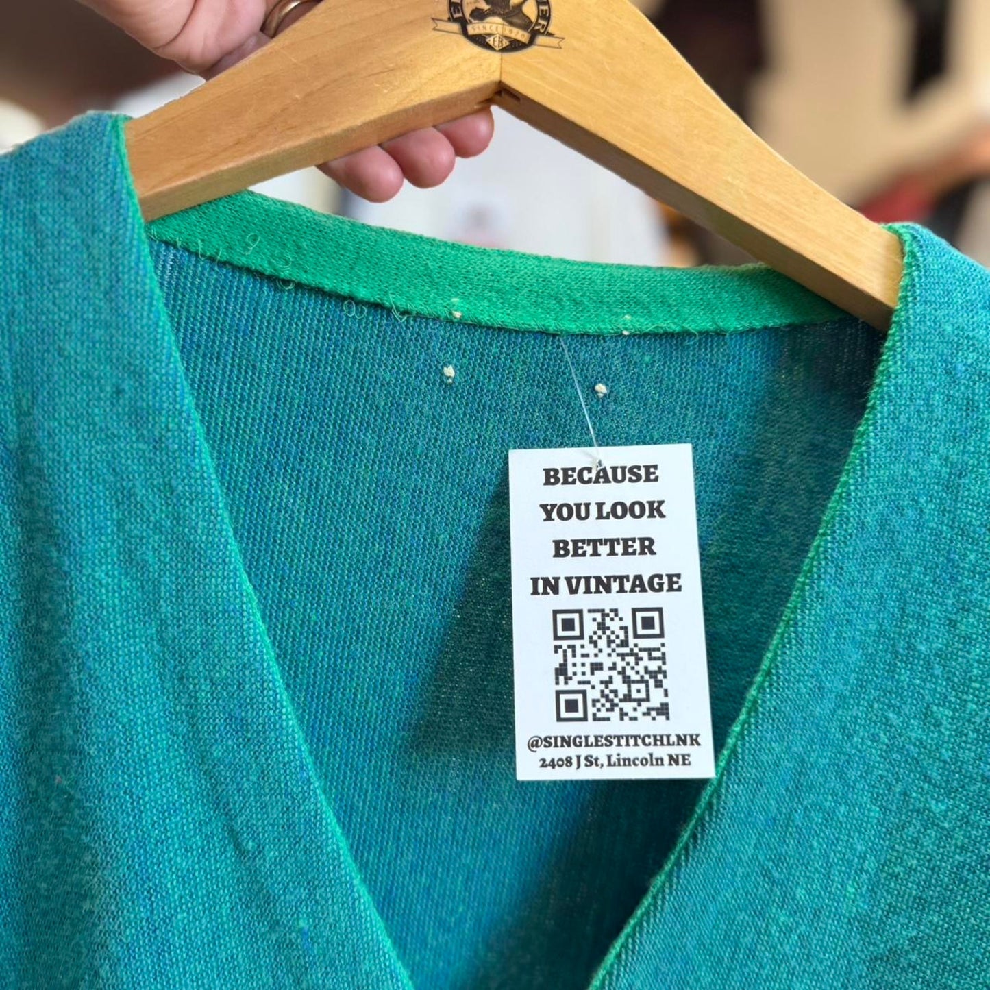 Vintage 90s Knit Blend Cardigan - Large