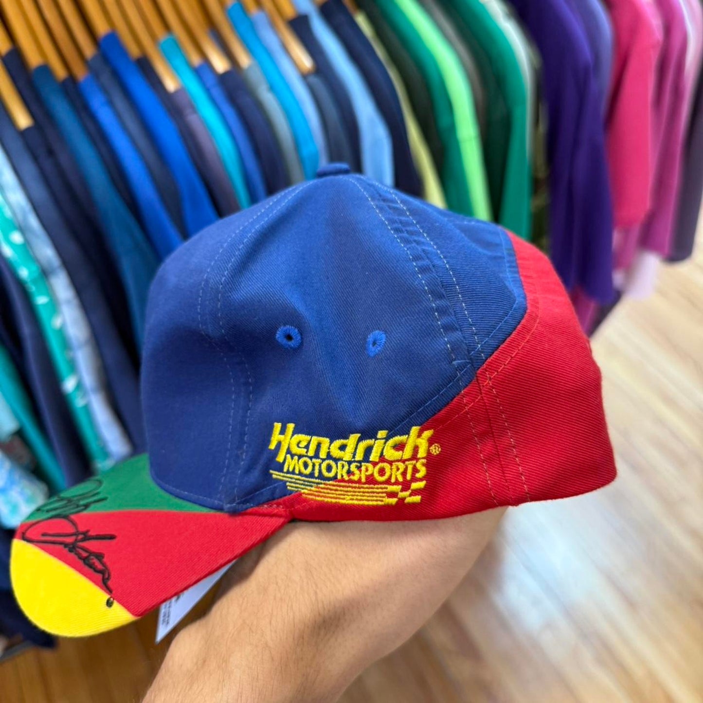 Vintage 90s Jeff Gordon Racing NASCAR Racecar Snapback