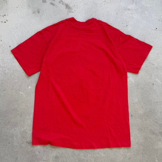 Vintage 80s Nebraska Huskers Champion Helmet T-Shirt - Large