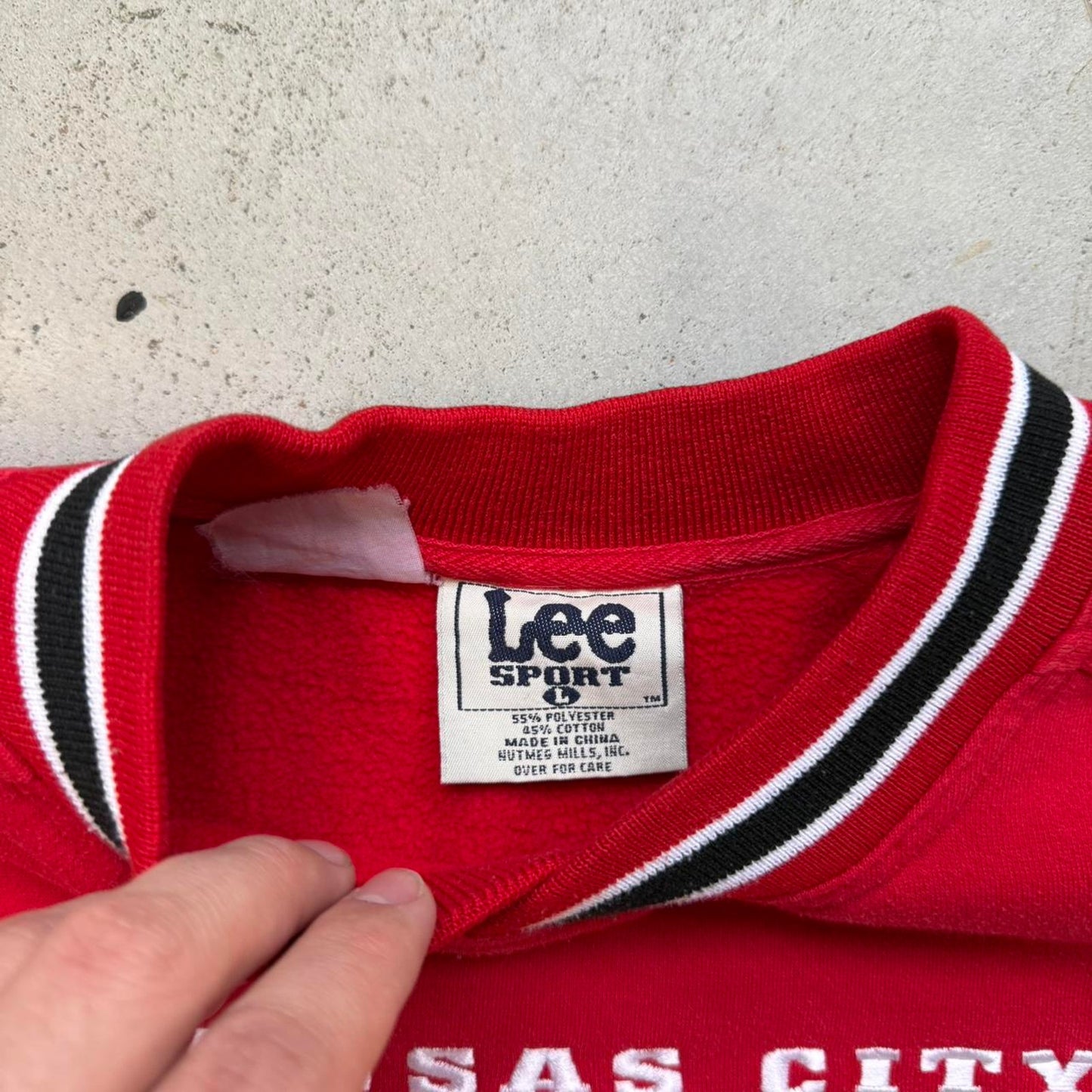 Vintage 90s Kansas City Chiefs NFL Sports Crewneck - Large