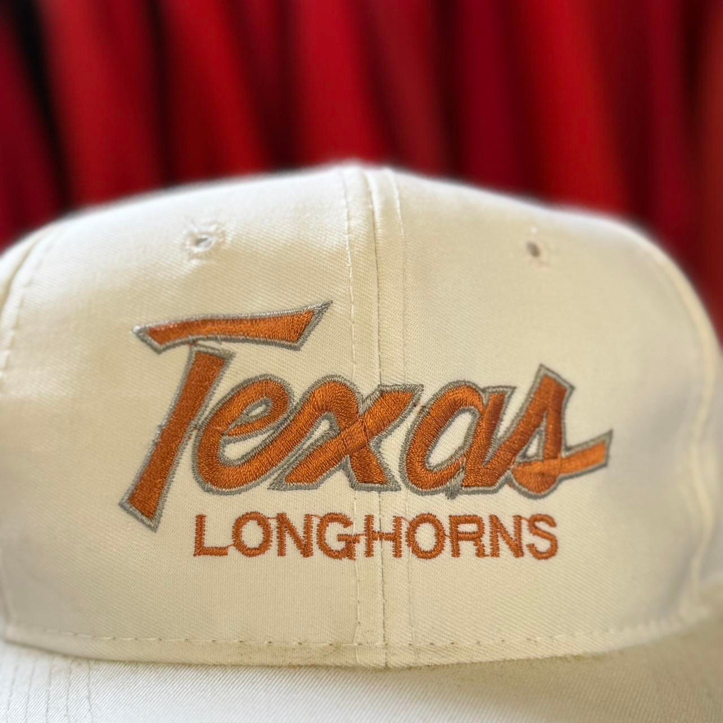 Vintage 90s Texas Longhorns Sports Specialties Script NCAA Snapback