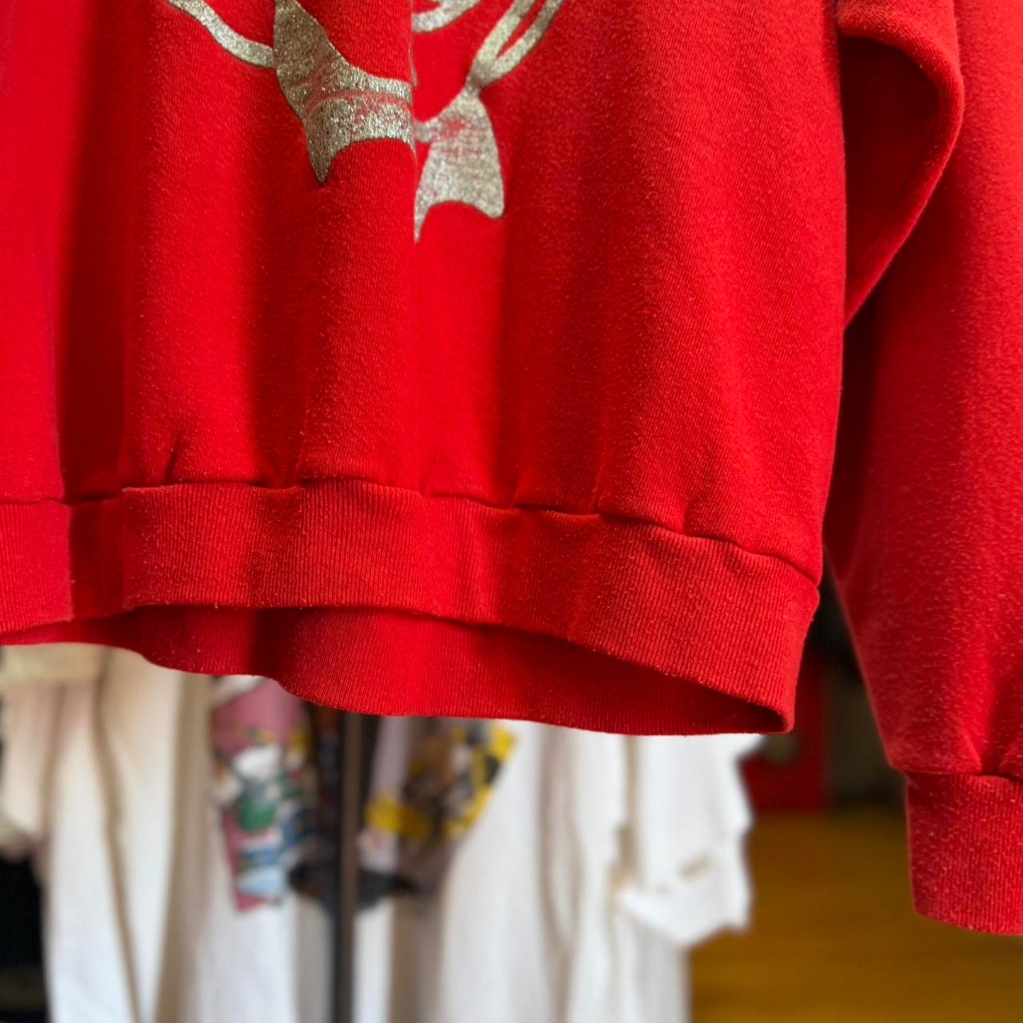 Vintage 90s Nebraska Huskers Herbie Sparkle Print Crewneck