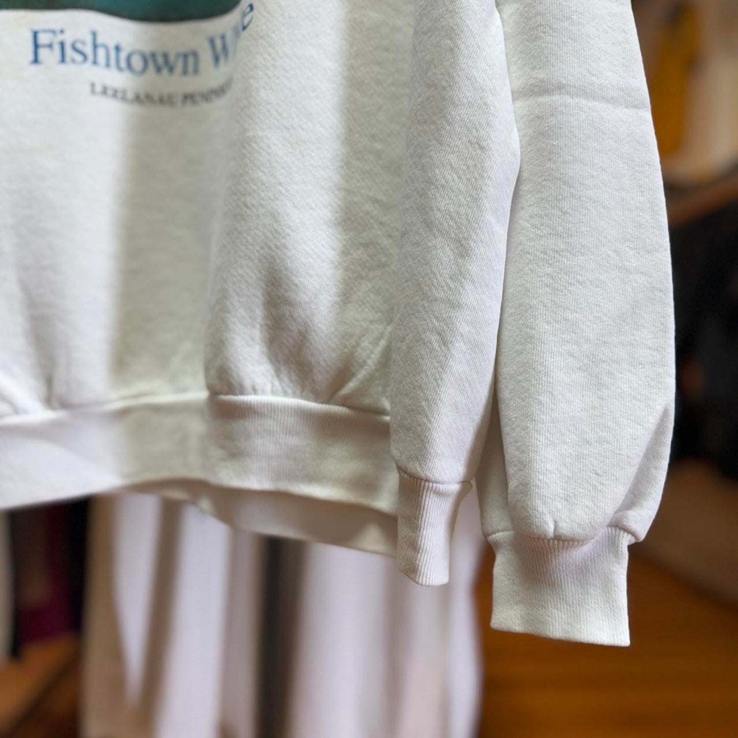 Vintage 90s Good Harbor Vineyard Fishtown White Crewneck