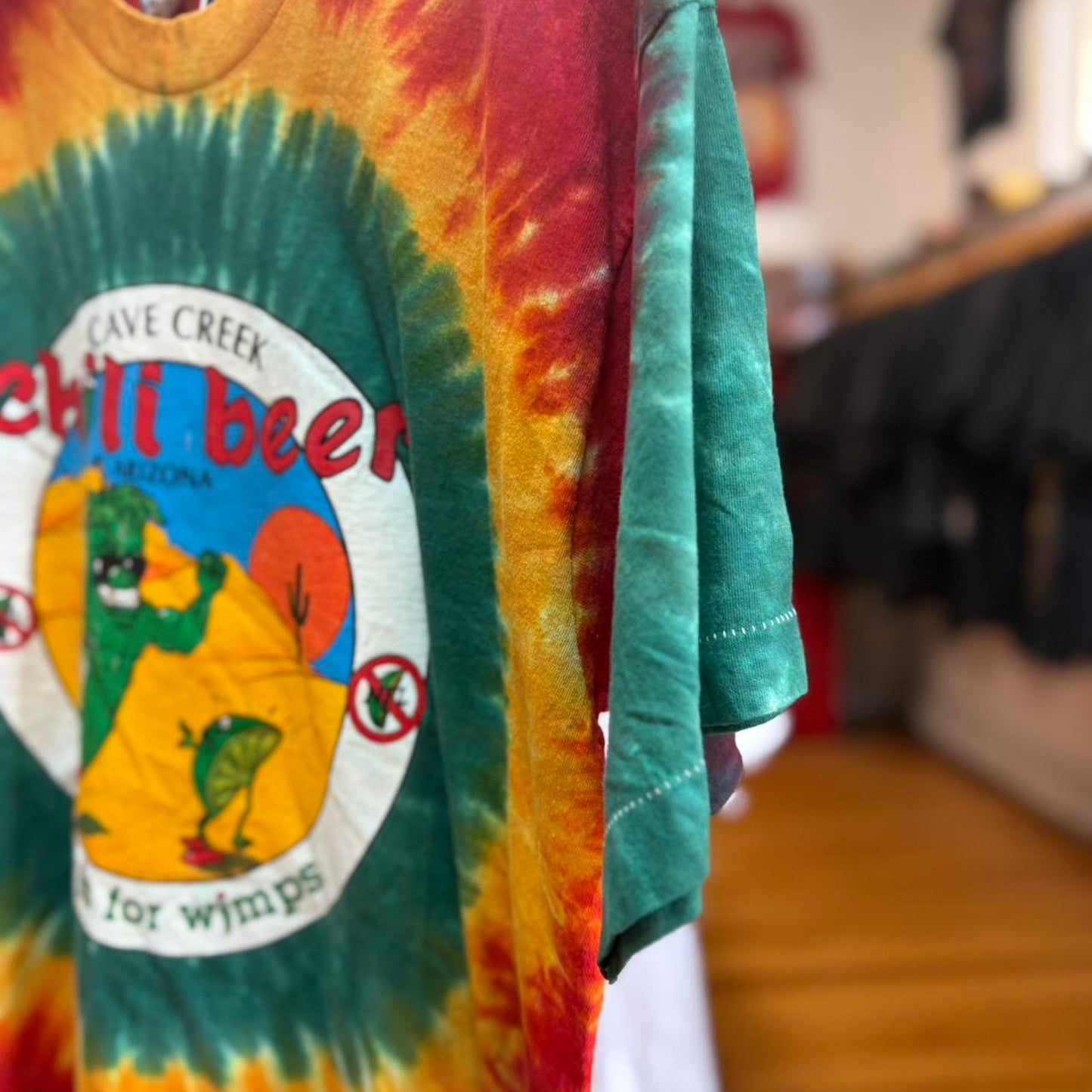 Vintage 90s Chili Beer No Lime Tie Dye T-Shirt