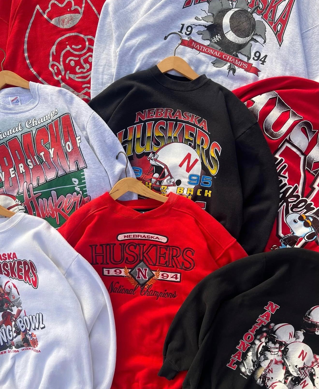 Husker Crewnecks