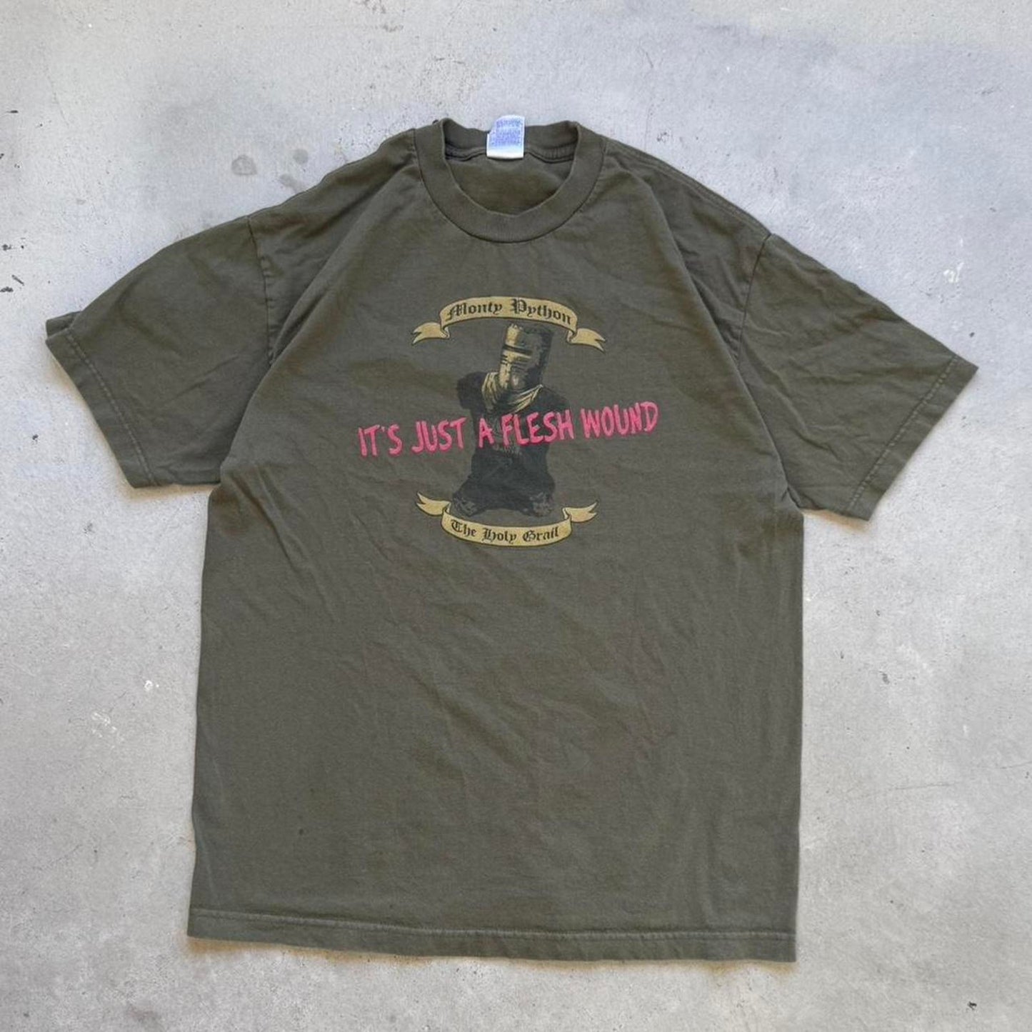 Vintage Y2K It’s Just a Flesh Wound Monty Python T-Shirt - Large