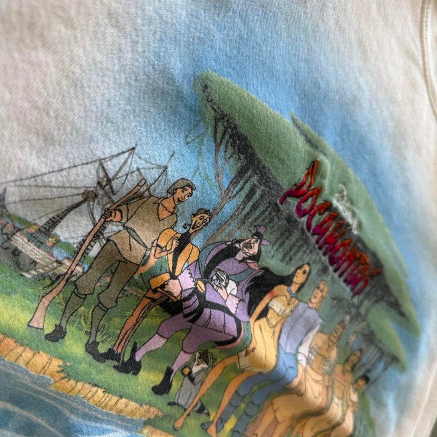 Vintage 90s Disney Pocahontas Movie Promo Crewneck - Large