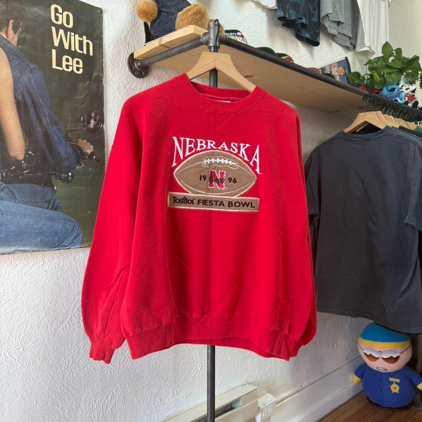 Vintage 1996 Nebraska Huskers Tostitos Fiesta Bowl Crewneck - Large