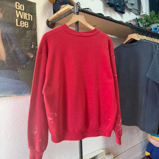 Vintage 90s Nebraska Huskers Paint Splatter Crewneck - X-Large