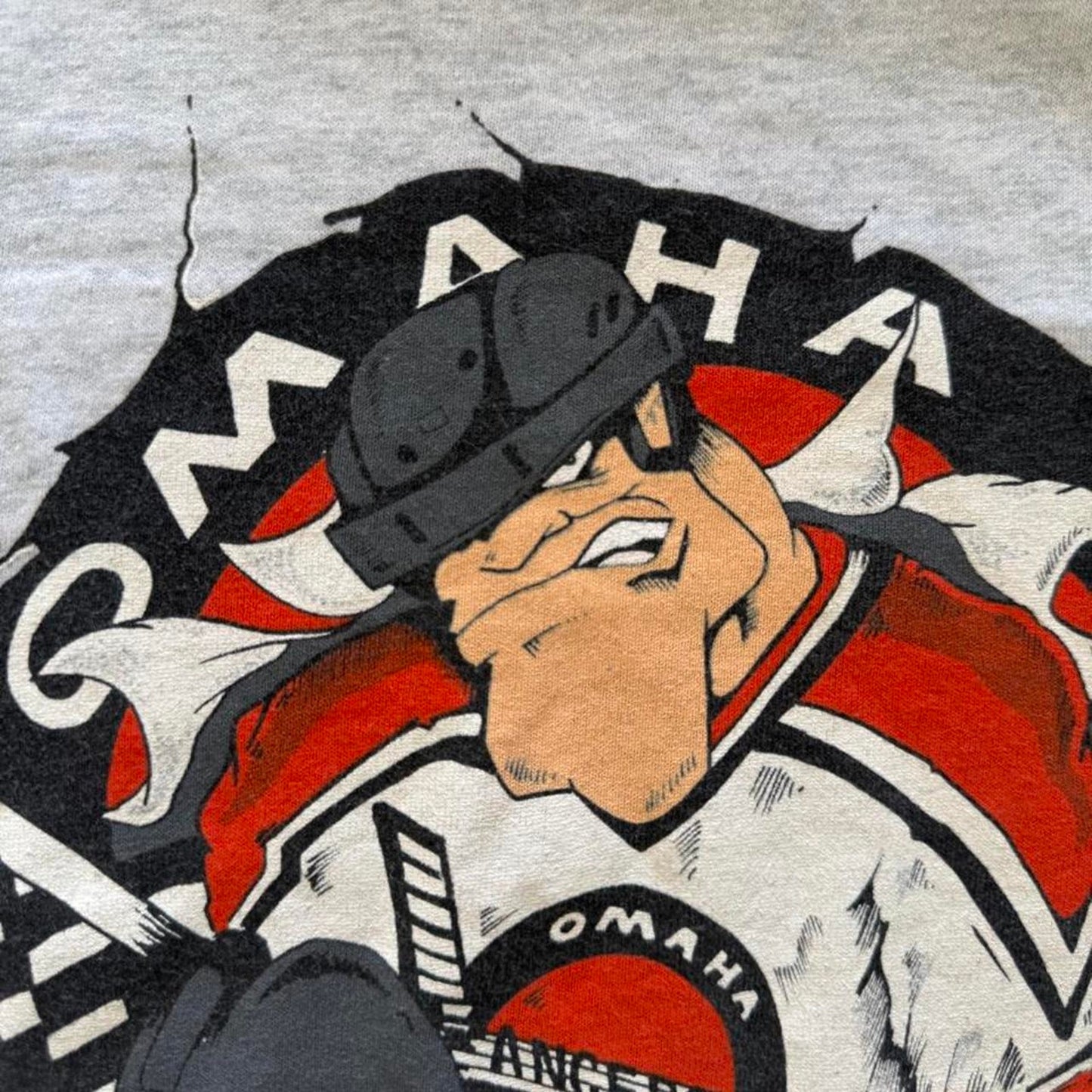 Vintage 90s Omaha Lancers NHL Hockey T-Shirt - XX-Large