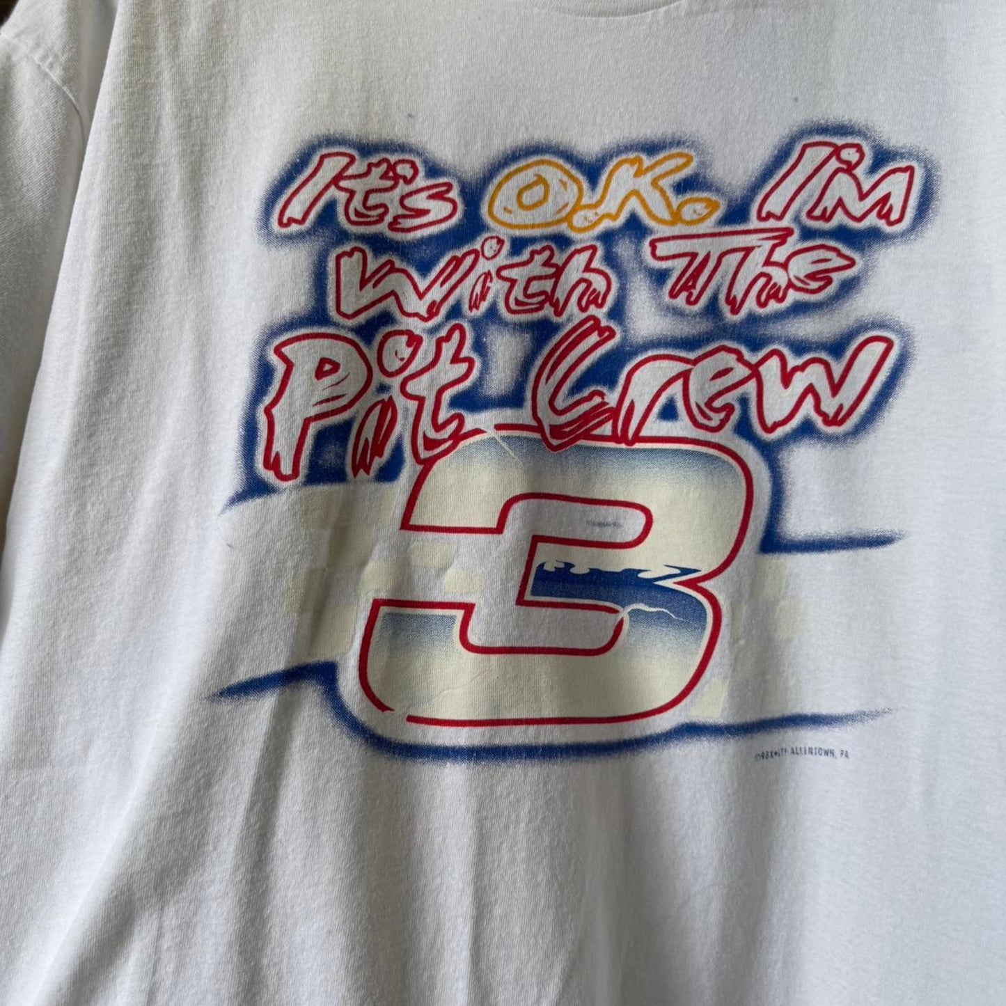 Vintage 90s Dale Earnhardt NASCAR Racing T-Shirt - X-Large