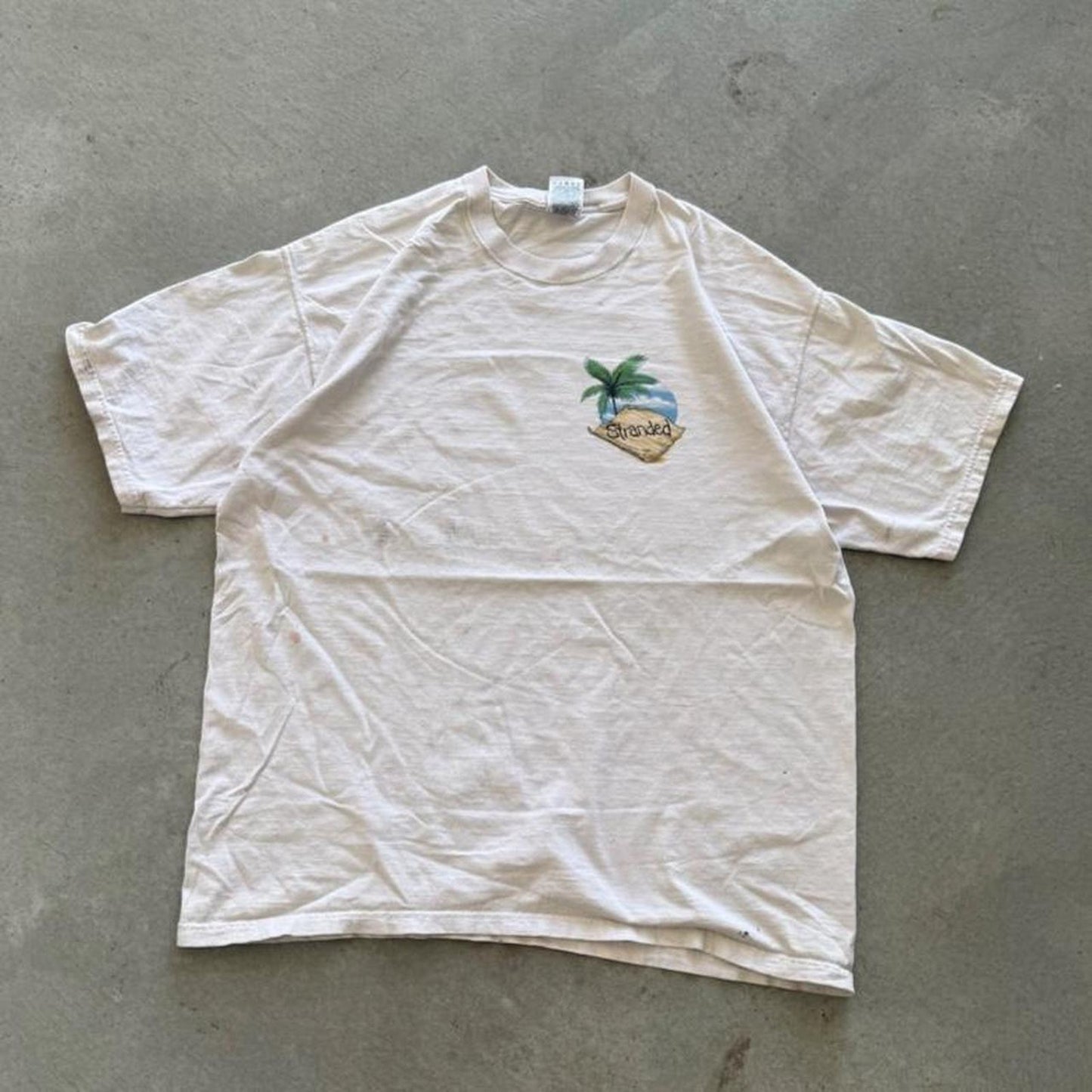 Vintage 90s Budweiser Island Alcohol Beer Promo T-Shirt - X-Large