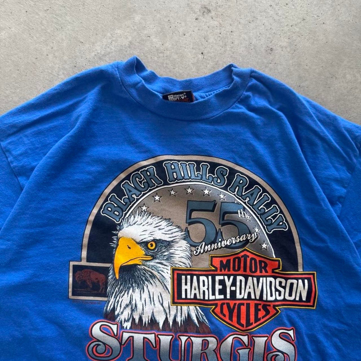 Vintage 90s Harley Davidson Motorcycles Sturgis Rally Biker T-Shirt - X-Large