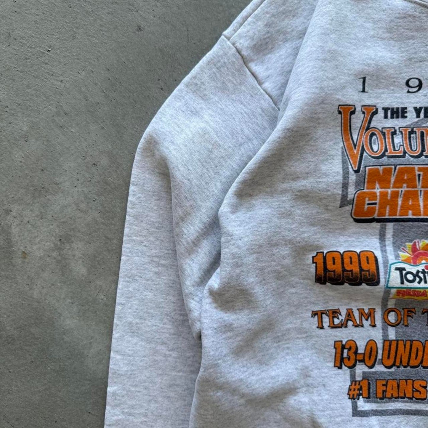 Vintage 90s Tennessee Volunteers National Champions Tostitos Bowl Crewneck - Large