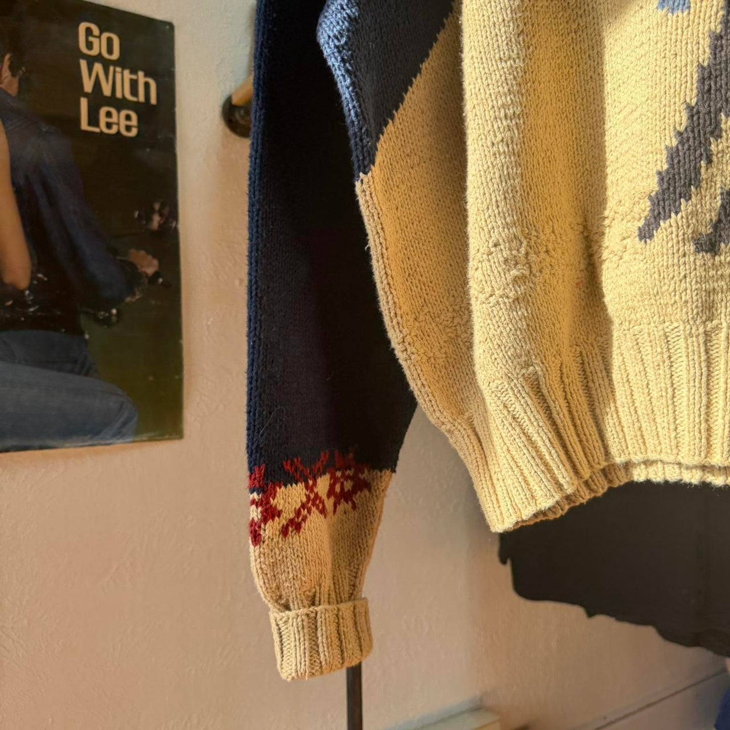 Vintage Polo Ralph Lauren RL Ski Skiing Knit Sweater - Large