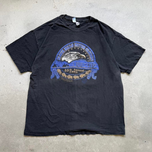 Vintage 90s Black Hills Motorcycle Rally Biker Harley T-Shirt - XX-Large