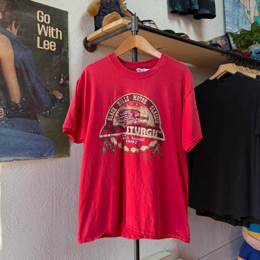 Vintage 1997 Sturgis Black Hills Rally Biker T-Shirt - Large