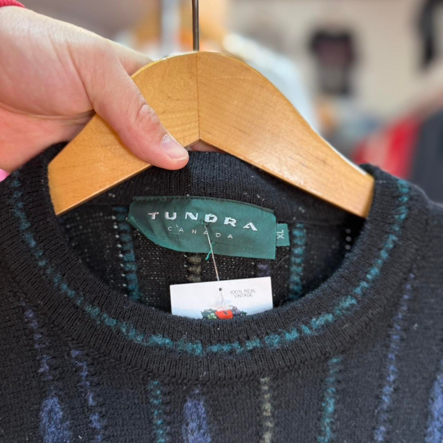 Vintage 90s Tundra Tonal Sweater - X-Large