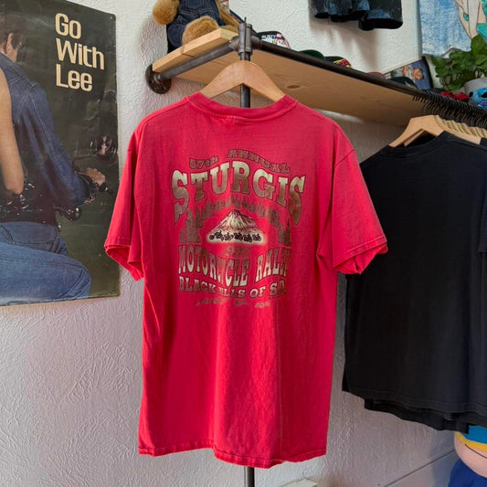 Vintage 1997 Sturgis Black Hills Rally Biker T-Shirt - Large