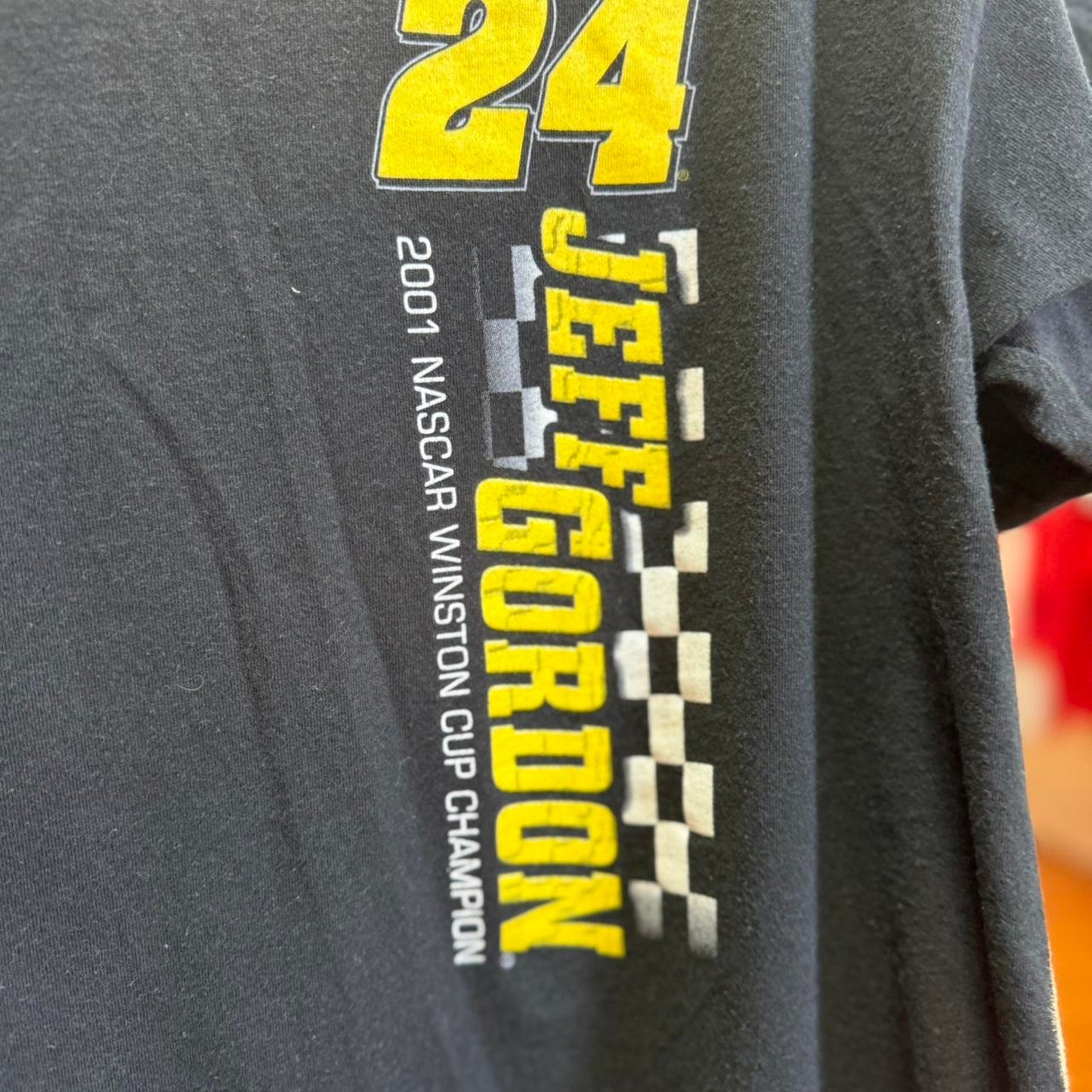 Vintage Jeff Gordon 2001 Champion NASCAR Racing T-Shirt - Large