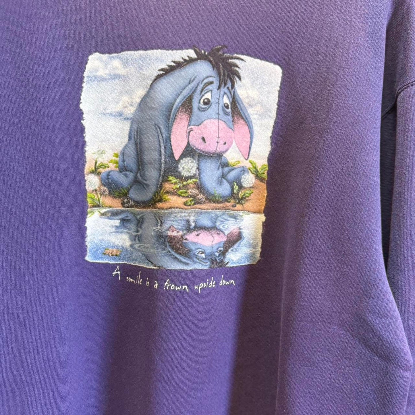 Vintage 90s Winnie the Pooh Eeyore Crewneck - Large