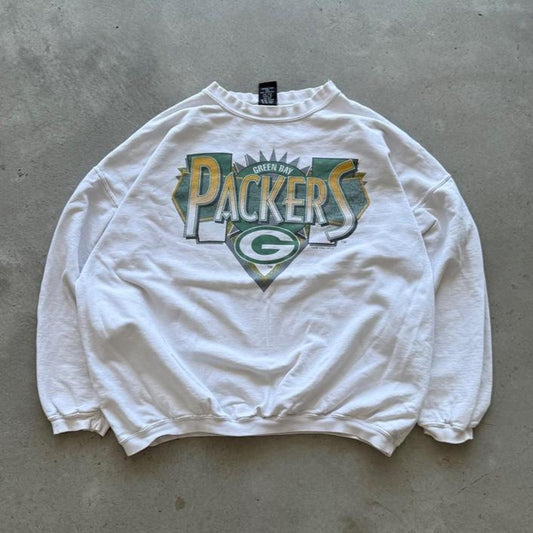 Vintage 90s Green Bay Packers NFL Crewneck - Large