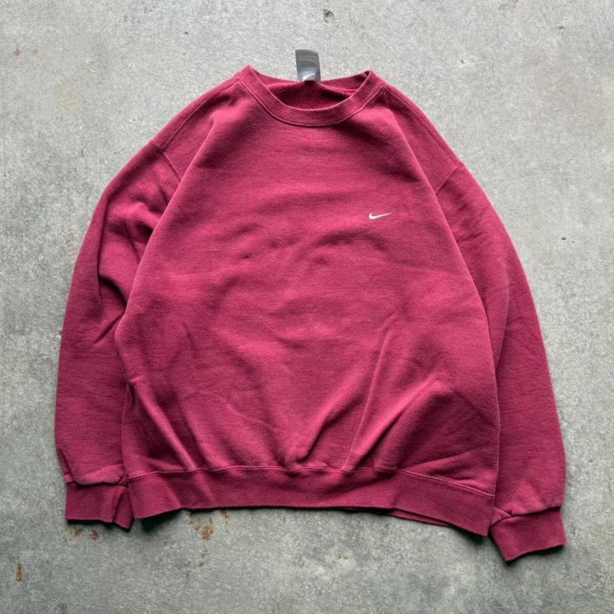 Vintage 90s Nike Side Swoosh Check Crewneck - X-Large