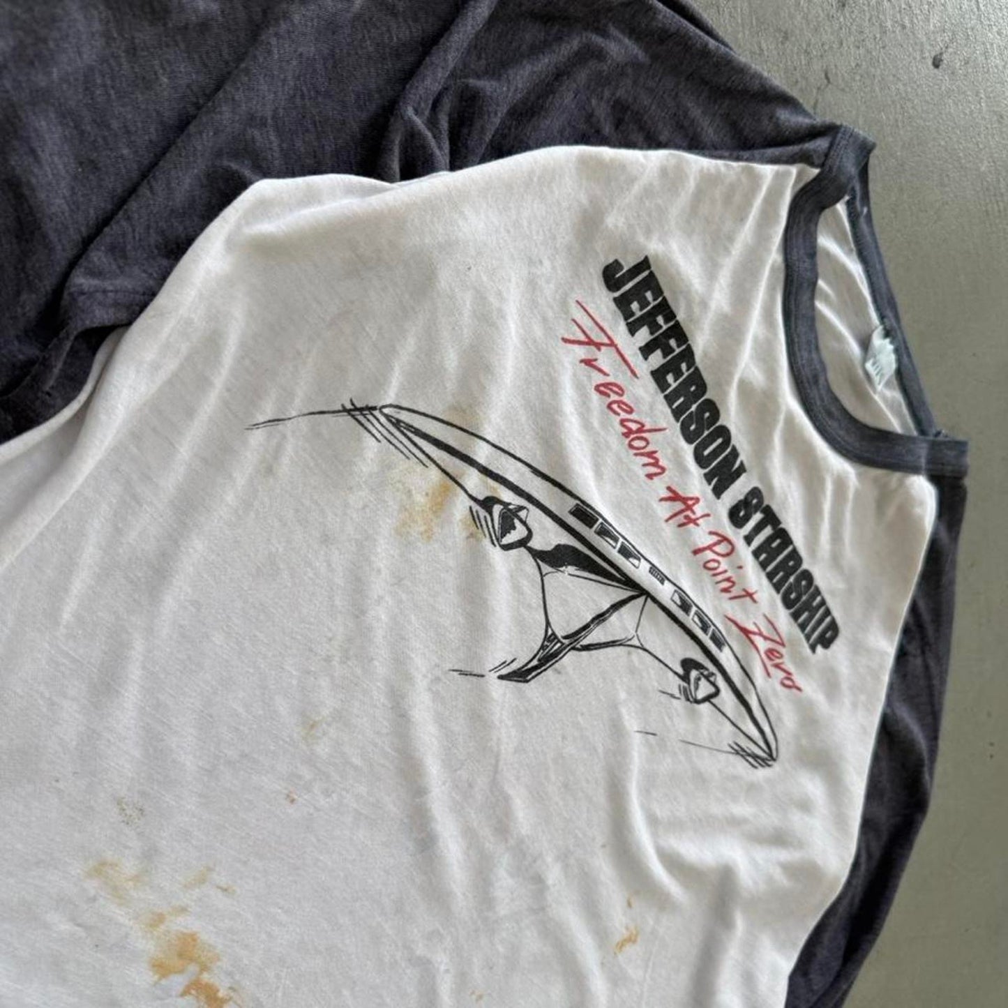 Vintage 80s Jefferson Starship Freedom at Point Zero Band T-Shirt - Large