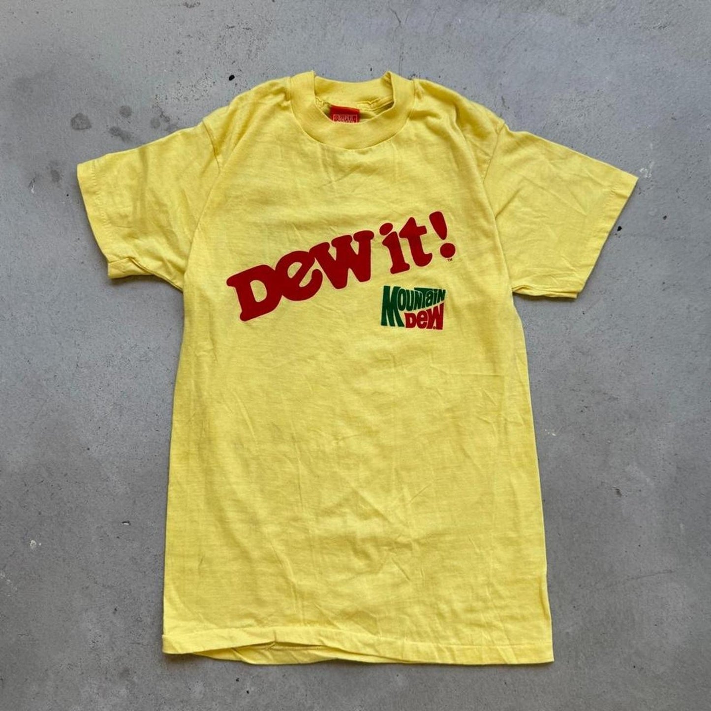 Vintage 80s Mtn Dew It Promo T-Shirt - Medium