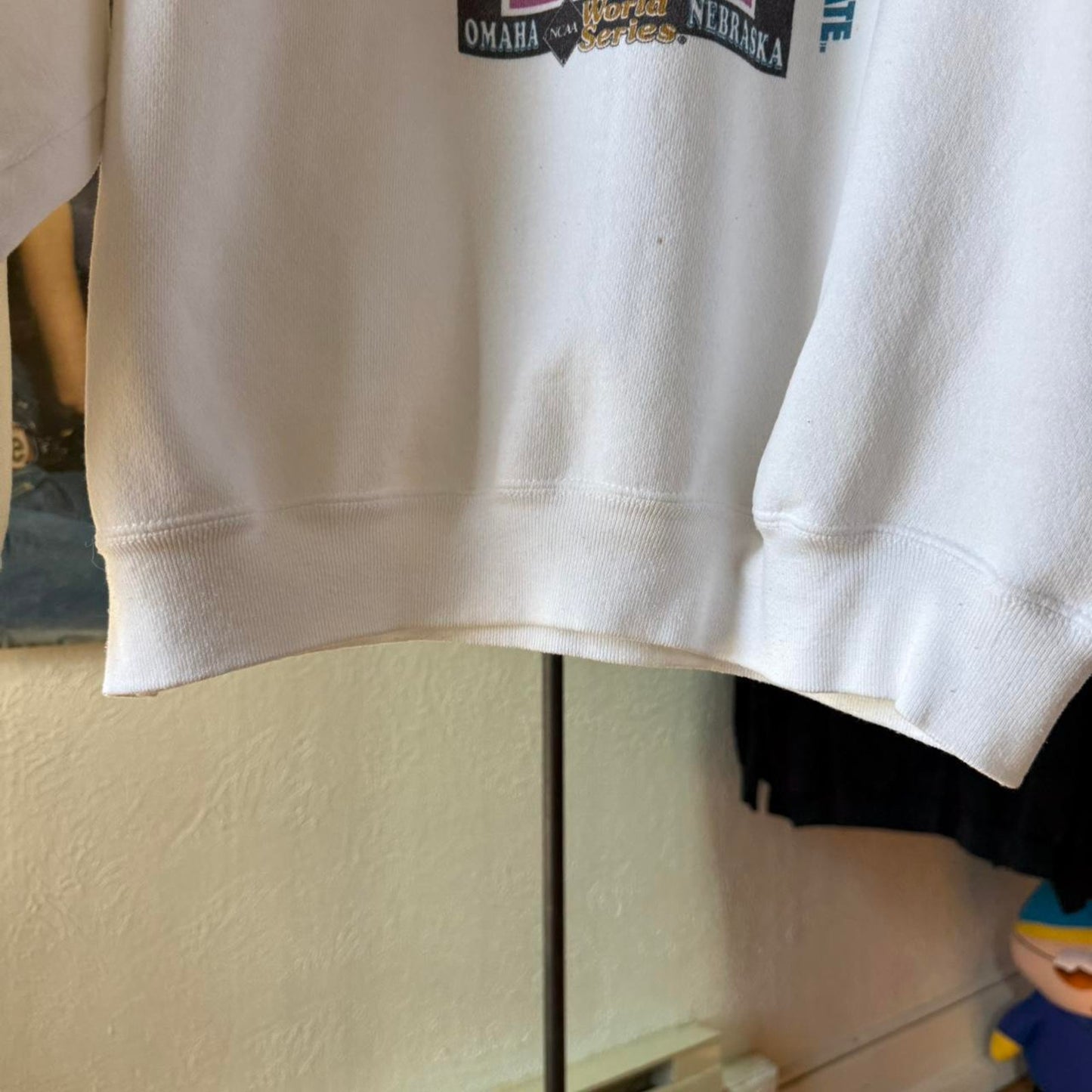 Vintage 90s College World Series Baseball Omaha Crewneck - X-Large