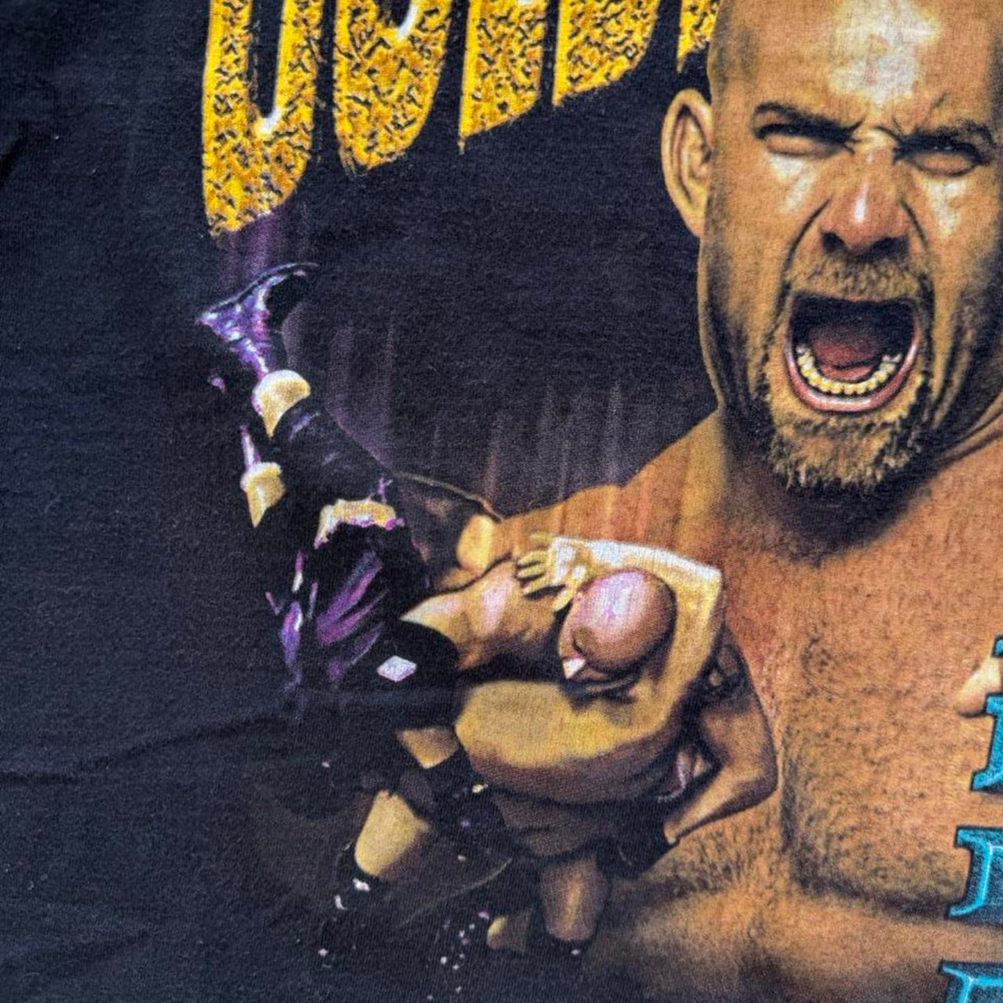 Vintage 90s Goldberg Jackhammer WCW Wrestling T-Shirt - Large