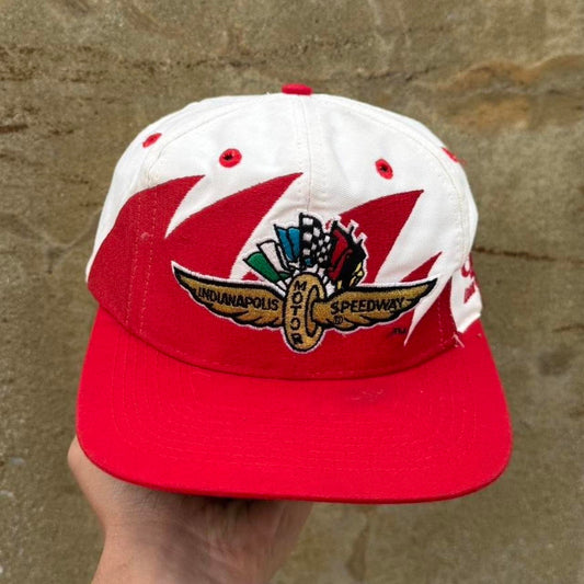 Vintage 90s Indianapolis 500 Motor Speedway Sharktooth Snapback