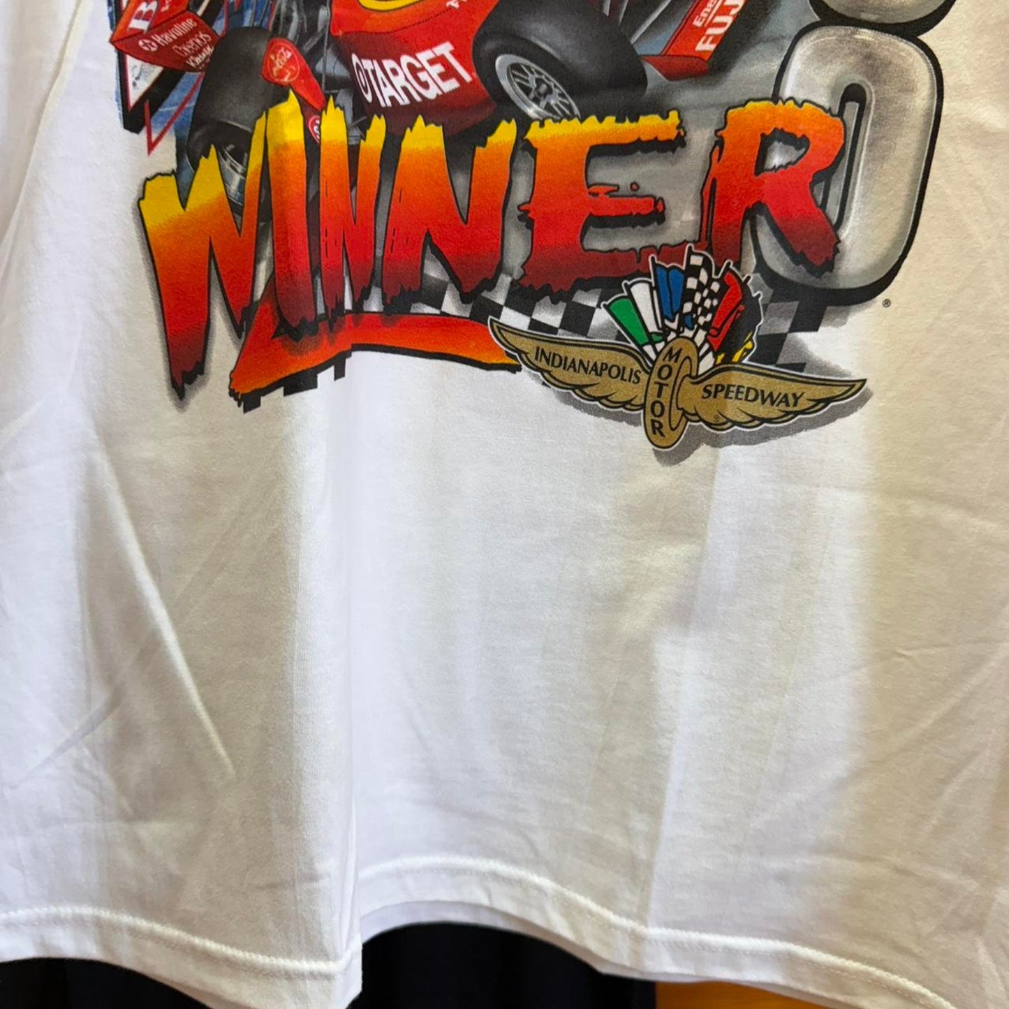 Vintage 2000 Juan Montoya Indy 500 Nacsar Racing T-Shirt - Large