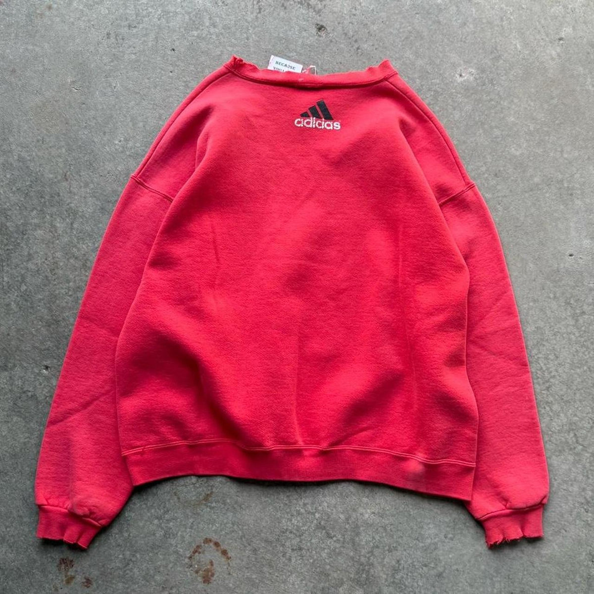 Vintage 90s Nebraska Huskers Faded Adidas Crewneck - X-Large