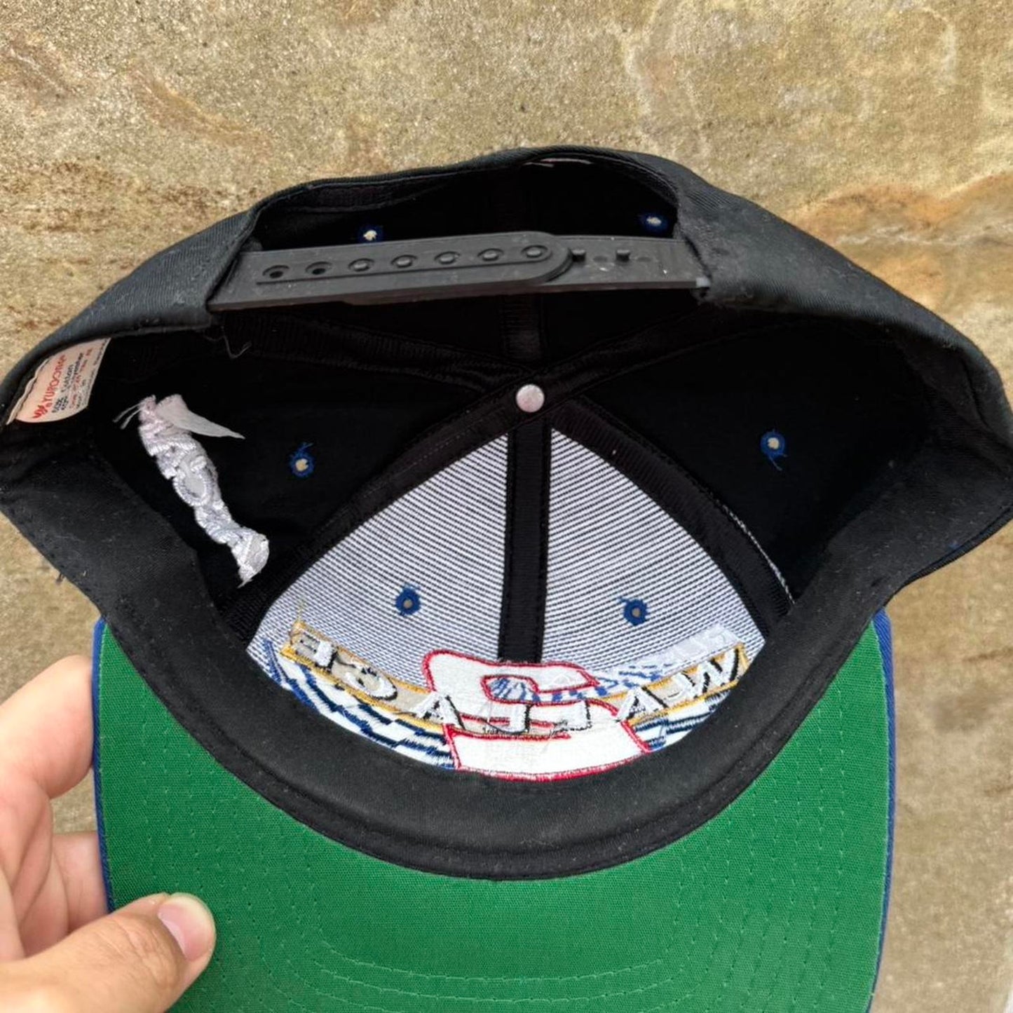 Vintage 90s Rusty Wallace Nascar Racing Race Car Snapback