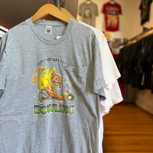 Vintage Bowling Roach Monster Style T-Shirt