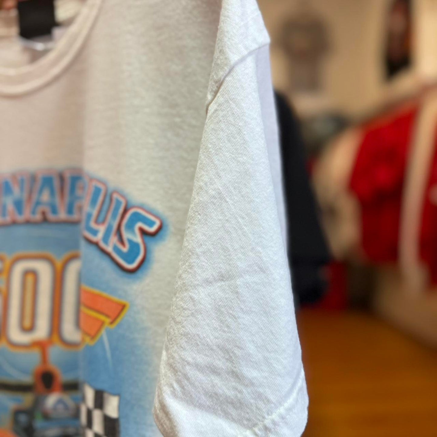 Vintage 2008 Indianapolis 500 Racing Racecar T-Shirt - Large